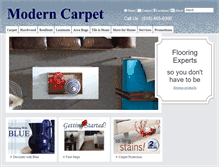 Tablet Screenshot of moderncarpetco.com